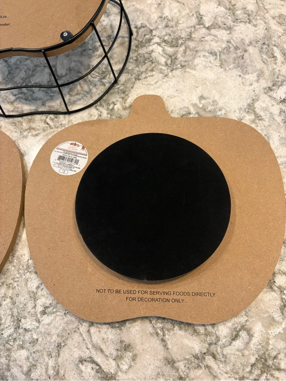 Target set of Fall serving set, 1 apple basket and 2 pumpkin Lazy Susan trays